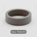 Housses de protection grises pour roues de valise, lot de 8 pièces - Lot de 8 / Gris