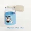 Gobelet magnétique bleu mural avec imprimé dessin animé pour un rangement facile - 301-400ml / 1 Pièce / Bleu