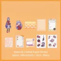 Anime Electric Band Girl Aufkleber-Set für DIY-Journal und Scrapbooking-Dekoration - Feld Kanon