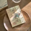 A7 Hardcover-Notizbuch im chinesischen Vintage-Stil met traditioneller Landschaft - Einzelpackung / Pfirsichblütenquelle Landschaft