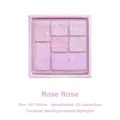 Bloc-notes adhésifs rose style palette de fards à paupières, 210 feuilles pour index - 210 Feuilles/Paquet / Rose