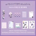 Niedliches lila Anime-Mädchen Sticker-Set für die DIY Journal Handbuch Dekoration - Sternen Shion