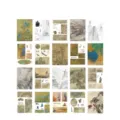 Chinese traditional landscape and calligraphy stickers for journaling and scrapbooking - Sailing Ten Thousand Miles