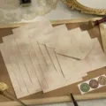 Vintage floral stationery set with 6 papers 3 envelopes and 3 stickers - Flower Dream Manor / 6 Paper Sheets + 3 Envelopes + 3 Stickers