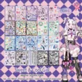Y2K anime girl sticker book for scrapbooking decoration, 20 sheets per book - Sweet Cool Girl / 20 Sheets