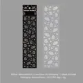 Holographic silver Dreamy Bubble Bunny decorative stickers for Guka scrapbooking, 48x180mm - Bubble Bunny