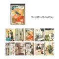 Pack de 50 hojas de papel de scrapbooking vintage para diarios DIY y manualidades creativas - 50 Hojas / Past memory