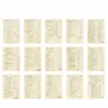 Vintage ledger style decorative material paper for junk journals and scrapbooking - Ledger