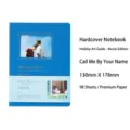 Blue Call Me By Your Name movie theme hardcover notebook, 130x178mm size, 98 sheets - Call Me By Your Name / 98 Sheets