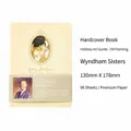 Cuaderno de tapa dura serie Holiday Art Guide con pintura al óleo 'The Wyndham Sisters' - Las Hermanas Wyndham / 98 Hojas