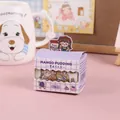 Decorative cute mango pudding themed washi tape roll in a purple gift box for scrapbooking DIY - Snack Gift Pack / 1 Roll