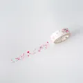 Dreamy girl series washi tape with watercolor pink bow and heart patterns for DIY journal - Colorful Ribbon