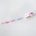 Dreamy watercolor pink and blue cloud star pattern washi tape for DIY decoration - Purple Nebula