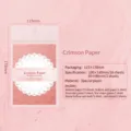 Crimson Paper mixed material scrapbooking pack with decorative lace and mesh sheets - Crimson Paper / 20 Pieces/Pack