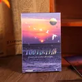 Postkarten-Set mit Sonnenuntergangs-Motiv, 30 romantische Postkarten - 1001 Tägliche Momente / 30 Blatt