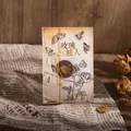 Vintage Postkarten-Set mit Rosen- und Schmetterlingsmotiven, 30 Stück in Geschenkverpackung. - Rosen Reisender / 30 Blatt