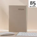 Klassisches B5 Business-Notizbuch aus Wildleder in Beige, 180x255mm für Büro - B5 / Nubuck Textur Stil (200 Seiten) / Beige