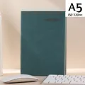 Dunkelgrünes A5 Notizbuch aus Kunstleder 150x220mm für Bürogeschäftstagebuch - A5 / Nubuck Textur Stil (220 Seiten) / Dunkelgrün