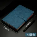 Premium A5 Kunstleder Business Notizbuch mit Schnallenverschluss in klassischem Blau - A5 / Minimalistischer Schnallen-Stil (JDDZ088) / Blau