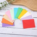 Juego de mini sobres de colores con sello engomado para tarjetas de felicitación y notas - Multicolor