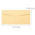 Busta perlata giallo chiaro per inviti aziendali, dimensioni 22x11 cm mostrate in dettaglio - 22x11cm / Platino
