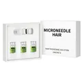 Professional microneedle hair thickening solution set with 3 vials and roller device. - Hair Essence Serum Set / 15ML (5ML*3)