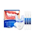 Complete teeth whitening kit with LED light accelerator and three gel pens for bright smile - Whitening Device * 1 + Whitening Pen * 3 / 9ml (3ml*3)