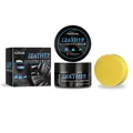 Homonth leather cleaning cream set with sponge for car interior care, 100g deep cleaning. - 100g With Sponge