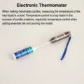 Digital kitchen thermometer for candle making with detailed usage instructions and tips - Electronic Thermometer