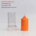 Acrylic cylinder candle mold featuring a church top design for DIY aromatherapy candles - Church Top (5x10cm) / 5x10CM