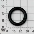 Anneau à ressort en métal noir pour accessoires de sac DIY et porte-clés sur grille - Anneau à Ressort Circulaire Épais (25835) / 1 Pièce (28mm ID 19mm) / Noir de Natation