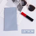 Funda de piel sintética azul claro para gafas de sol con cierre automático, 18*9cm. - 9*18cm / Azul