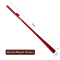 63cm long red magnetic shoehorn for seniors and pregnant women, 24.8 inch shoe helper - Red