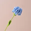 Bellissimo garofano blu fatto a mano all'uncinetto, regalo floreale artificiale - Blu