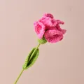 Garofano rosa fatto a mano all'uncinetto fiore artificiale regalo festa mamma - Rosso rosa