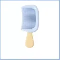 Sky blue ice cream style portable anti-static pocket comb for kids and daily use - 1 Piece / Sky Blue