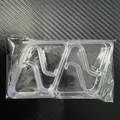 Lot de pinces à nappe en plastique transparent pour une fixation antidérapante efficace. - Grande Taille Lot de 4 (Sac OPP) / Transparent
