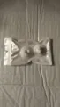 Pair of minimalist white suction cup toothbrush holders in transparent retail packaging - 2 Pieces/Pack / White