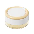 Estuche portátil blanco y amarillo para retenedores ortodónticos y alineadores invisibles - 8.9/8.9/5.1 / Albaricoque Encantador