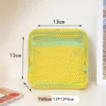 Mini neceser de malla amarilla 13x13x4cm - Sin Asa / 13x13x4cm / Amarillo Limón
