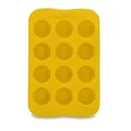 Molde de silicona amarillo de 12 cavidades para cubitos de hielo y chocolate - Redondo / Amarillo