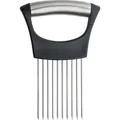 Durable 304 stainless steel onion holder and meat tenderizer needle for safe slicing - Onion Needle (Black Handle) / Single Piece