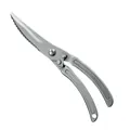 Heavy duty stainless steel kitchen chicken bone shears with safety lock - Integrated Handle Style / Color Box