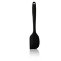Professional small black one-piece silicone spatula for baking cakes and mixing cream - Small (XHGD8) / Black