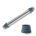 Mattarello regolabile in acciaio inox 430 con anelli da 2-8mm per lo spessore - Mattarello 430 - Anello Grigio