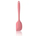 Hochwertiger kleiner rosa Silikonspatel zum Backen und Glätten von Tortencreme - Klein (XHGD8) / Rosa