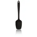 Spatule de cuisine premium en silicone noir de 28cm et grattoir résistant à la chaleur - Noir