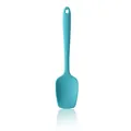 Spatule en silicone turquoise de 28cm résistante à la chaleur pour pâtisserie professionnelle - Bleu