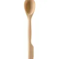 Integrated double-headed silicone spatula spoon in beige featuring elegant floral relief - Mixing Spoon Style / Cream Yellow - Mixing Spoon