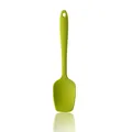 Spatule grattoir à gâteau en silicone vert de 28 cm de qualité supérieure avec tête carrée - Vert